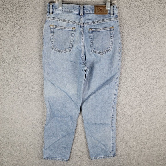 VINTAGE Lauren Ralph Lauren Jeans Womens 4 Petite 4P Blue Denim Straight LRL - Picture 2 of 10
